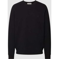 Armedangels Sweatshirt mit Label-Stitching Modell 'BAARO' in Black, Größe L von ARMEDANGELS