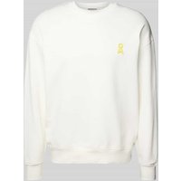 Armedangels Sweatshirt mit Label-Stitching Modell 'EMAAL' in Offwhite, Größe XXL von ARMEDANGELS