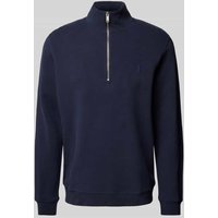 Armedangels Sweatshirt mit Label-Stitching Modell 'WAARLO' in Marine, Größe XXL Armedangels Sweatshirt mit Label-Stitching Modell 'WAARLO' in Marine, Größe XXL von ARMEDANGELS