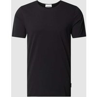 Armedangels T-Shirt in unifarbenem Design Modell 'AAMON BRUSHED' in Black, Größe XXL von ARMEDANGELS