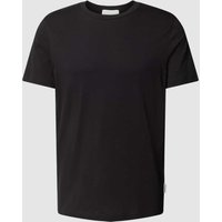Armedangels T-Shirt in unifarbenem Design Modell 'JAAMEL STRUCTURE' in Black, Größe L von ARMEDANGELS