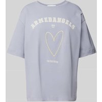 Armedangels T-Shirt mit Label- und Statement-Print Modell 'GIANNAA FORTUNE' in Lavender, Größe S Armedangels T-Shirt mit Label- und Statement-Print Modell 'GIANNAA FORTUNE' in Lavender, Größe S von ARMEDANGELS