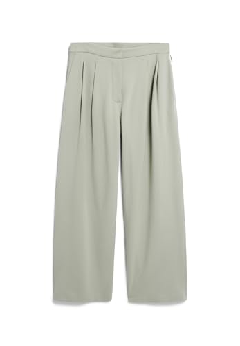 Damen Jerseyhose aus Bio-Baumwoll Mix LIRAA Lou Wideleg Loose Fit Seagreen von ARMEDANGELS