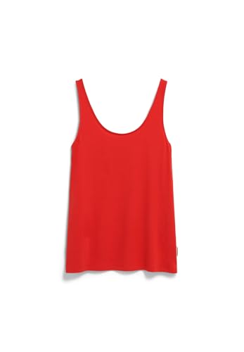 Damen Top aus LENZING™ ECOVERO™ Viskose Mix ASHRAANI SOLID Regular Fit Coral Blush von ARMEDANGELS