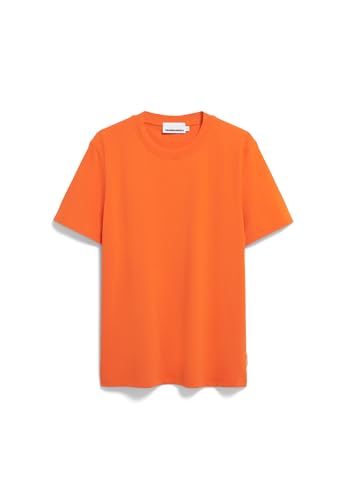 Herren Midweight T-Shirt aus recyceltem Baumwoll Mix MAARKOS Relaxed Fit Sunset Orange Herren Midweight T-Shirt aus recyceltem Baumwoll Mix MAARKOS Relaxed Fit Sunset Orange von ARMEDANGELS