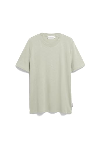 Herren T-Shirt aus Leinen-Mix MAARKOS LINO Relaxed Fit Seagreen von ARMEDANGELS