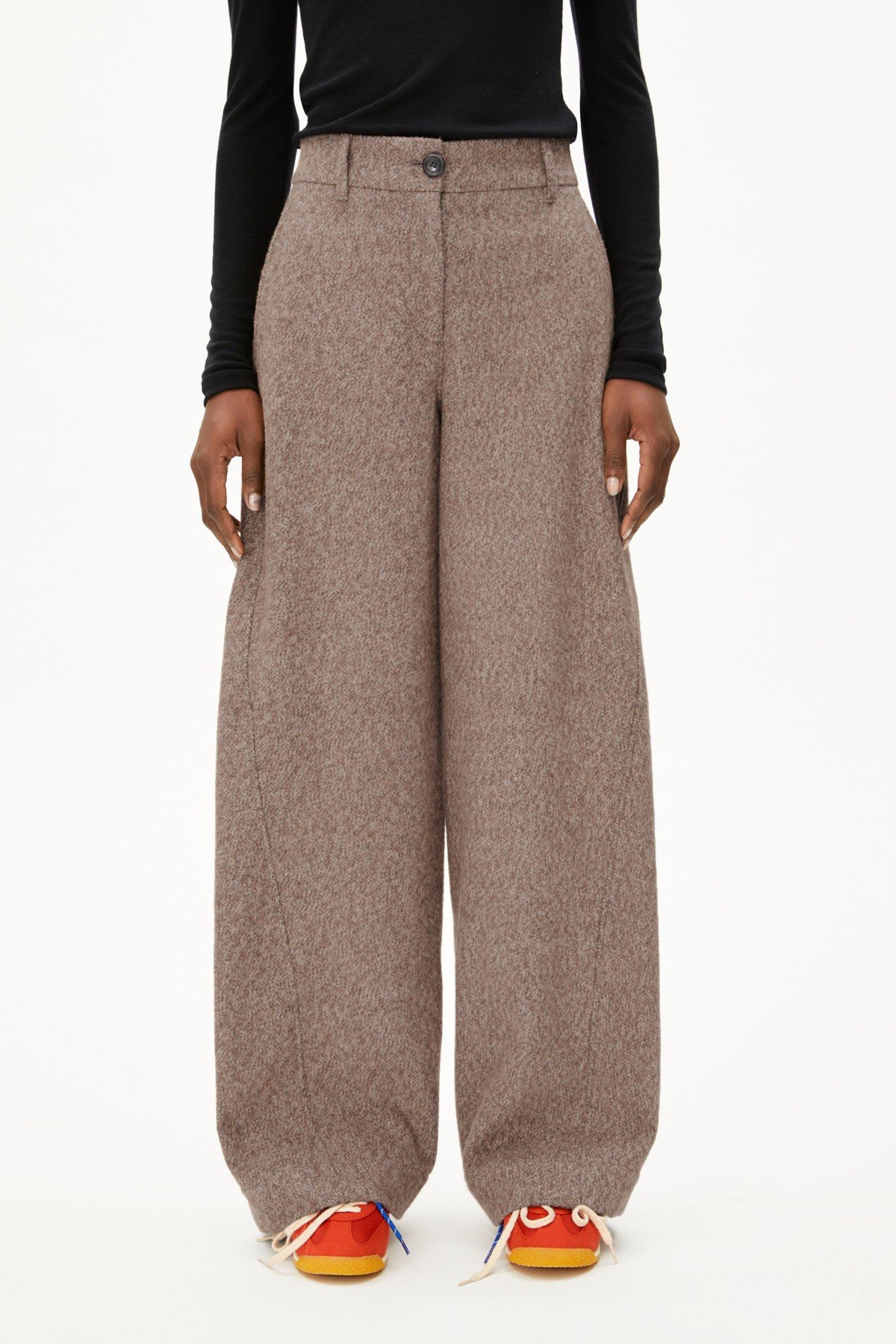 Hose Nyxaa Tweed Beige von ARMEDANGELS