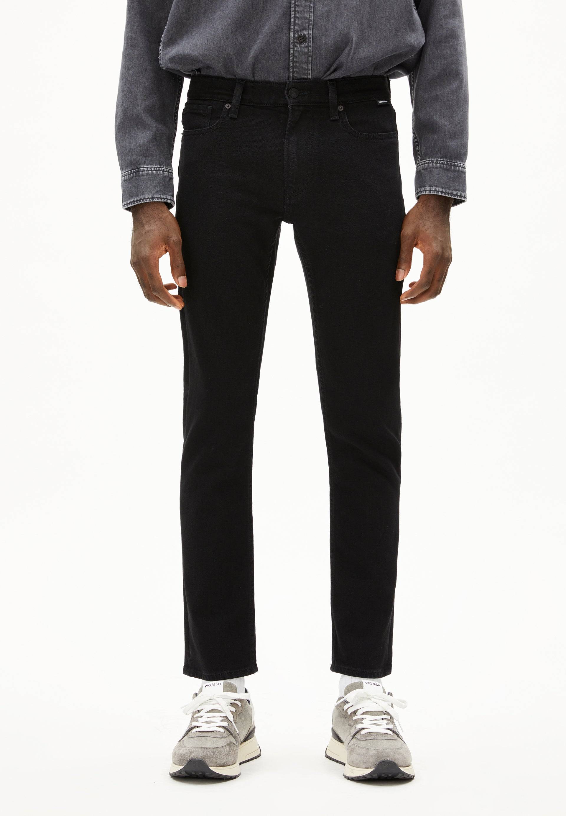 IAAN | rinse black Slim Jeans Baumwoll-Mix Comfort Stretch 34 / 30 von ARMEDANGELS