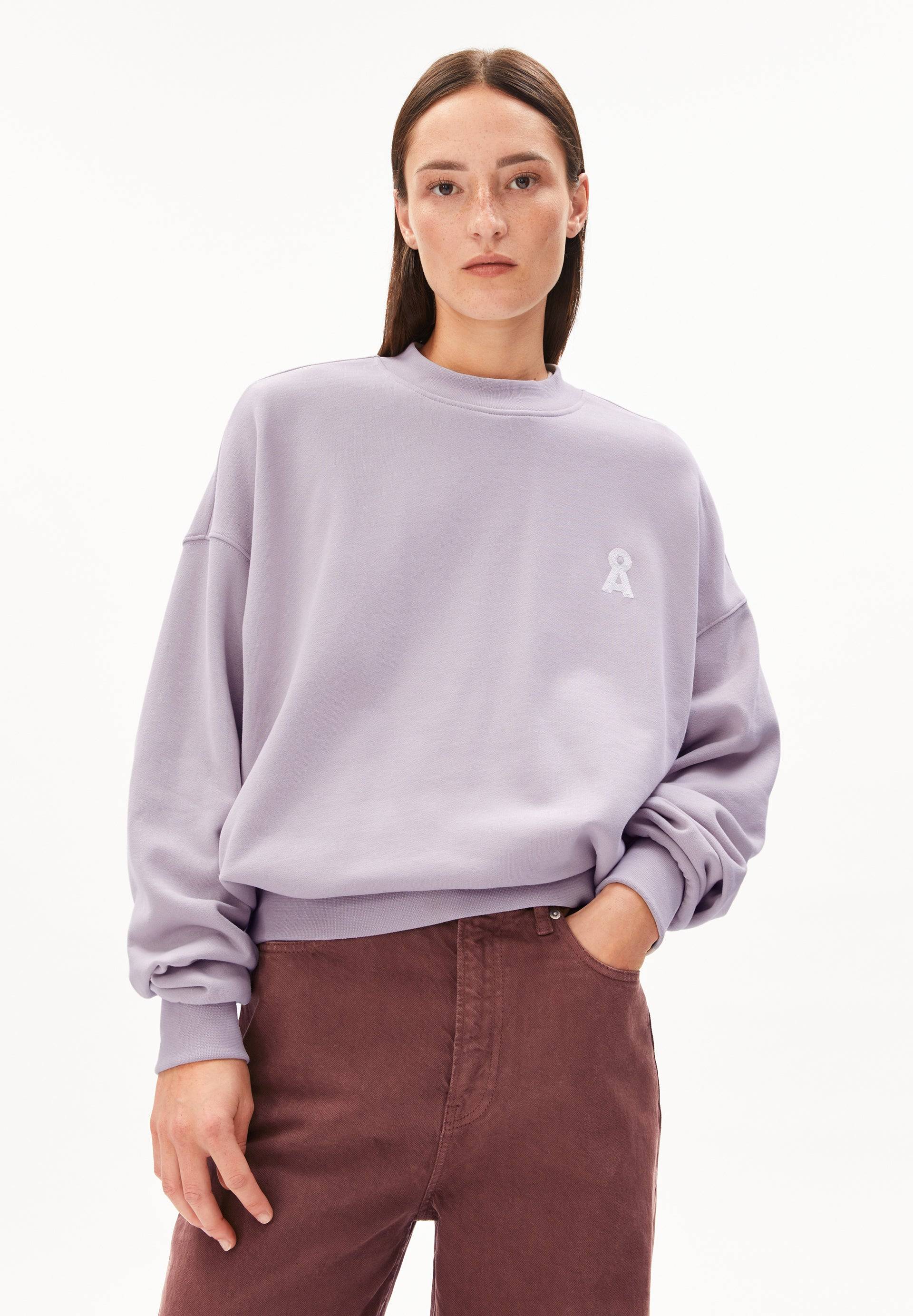 ICONIC Å ALIZAA | ice grape Sweatshirt aus Bio-Baumwolle M von ARMEDANGELS