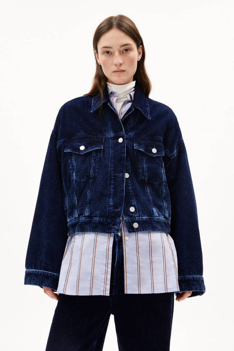 Jacke Paasithe Indigofera Cord Blau von ARMEDANGELS