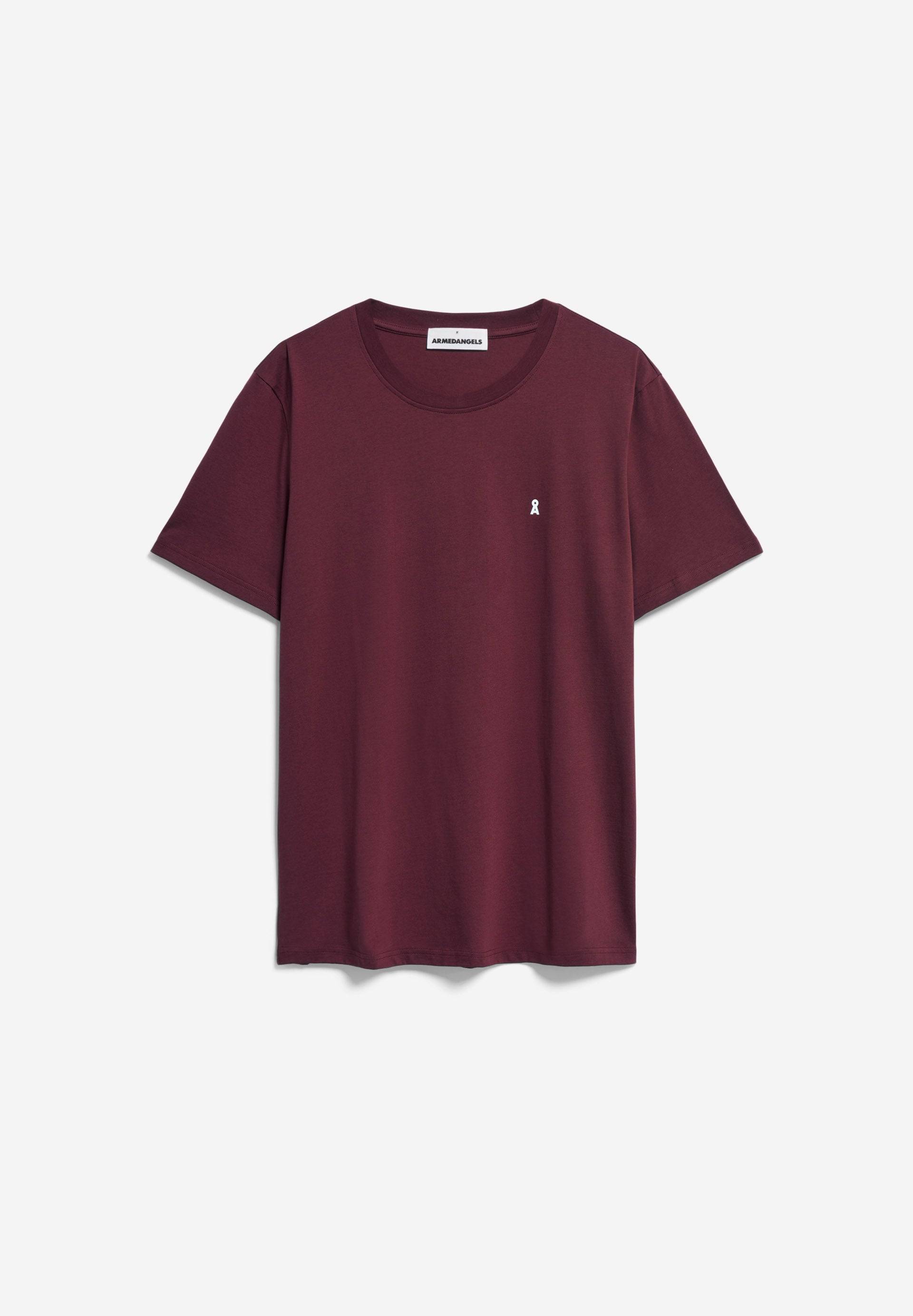 LAARON | dark cranberry T-Shirt aus Bio-Baumwolle L von ARMEDANGELS