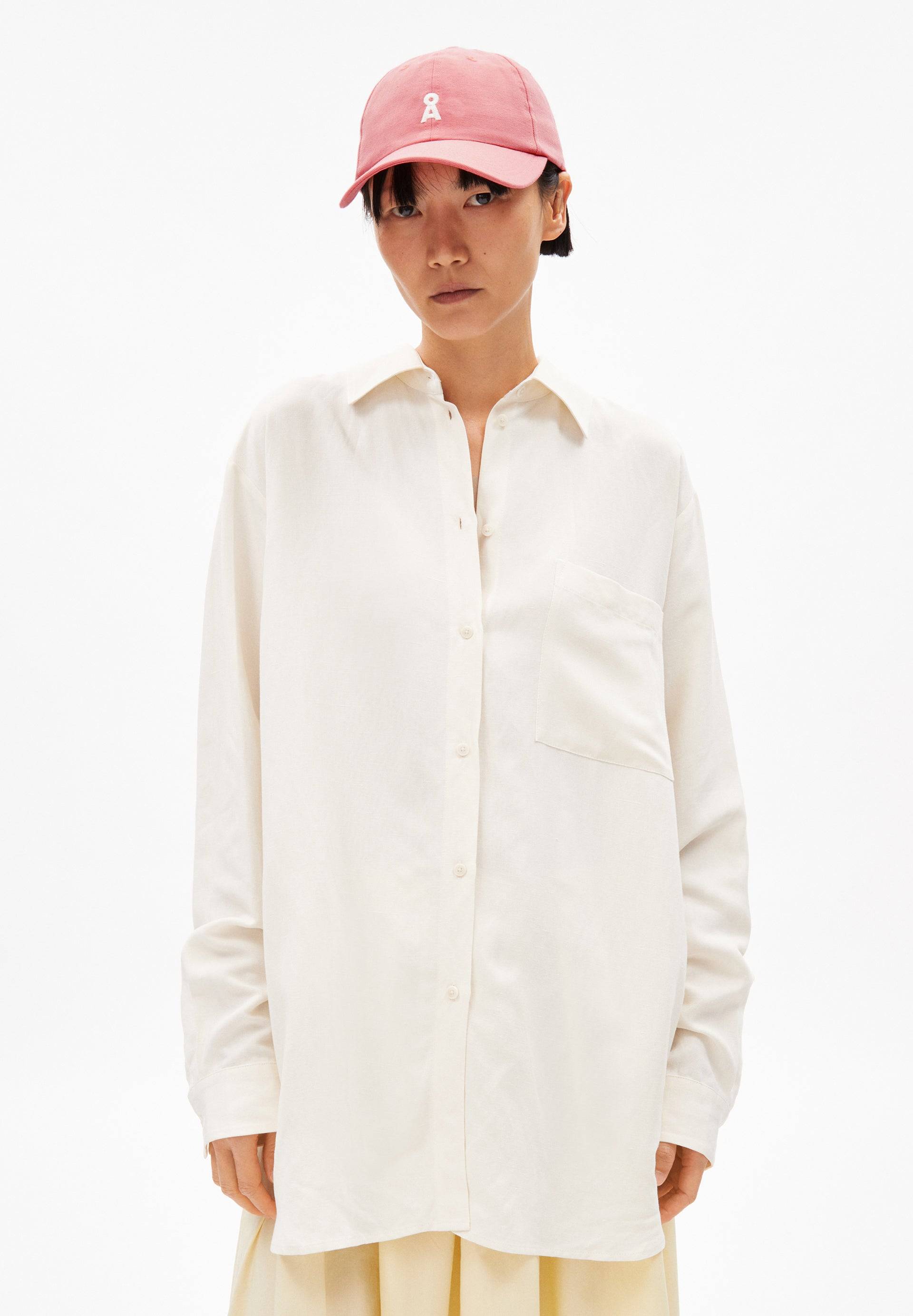 MAALGAA LINO | oatmilk Bluse aus Leinen-Mix L von ARMEDANGELS