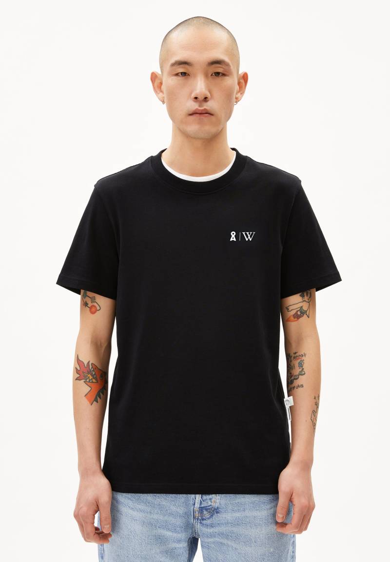 MIKAAS WIKIPEDIA | black Heavyweight T-Shirt aus recycelter Baumwolle S von ARMEDANGELS