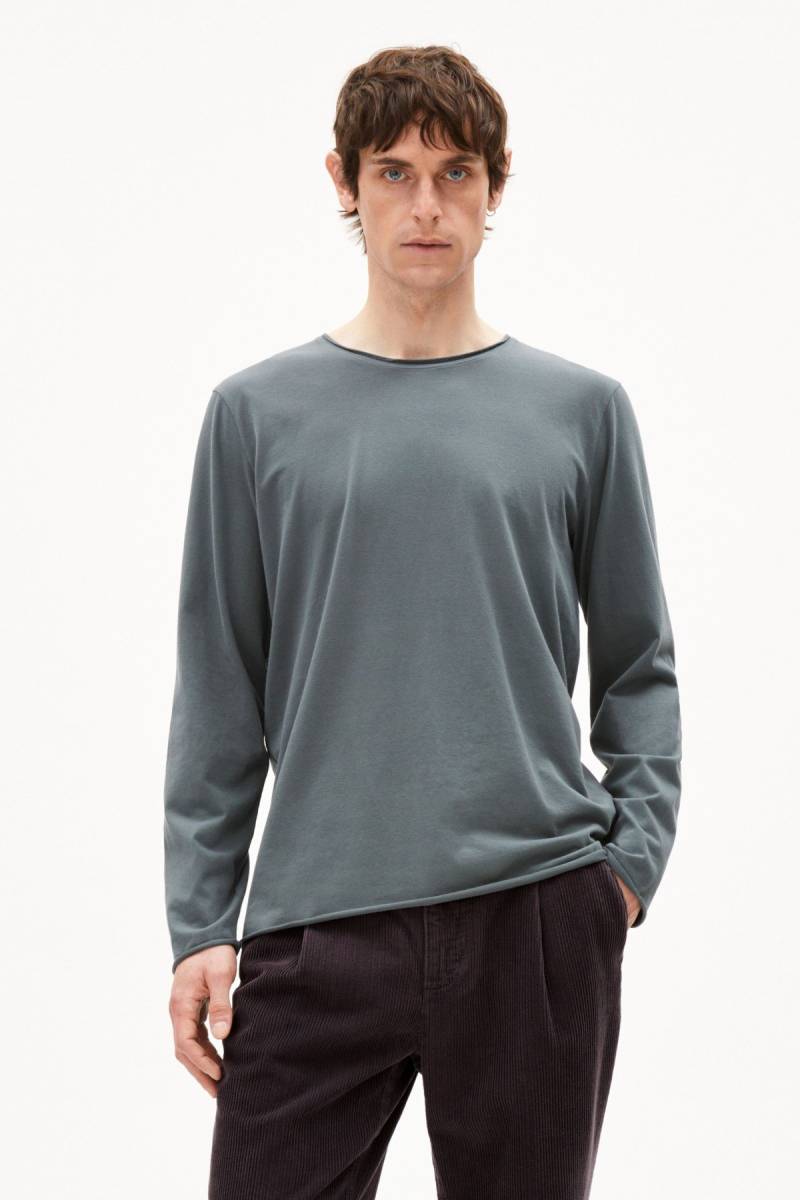 Longsleeve Maarcos Brushed Grün von ARMEDANGELS