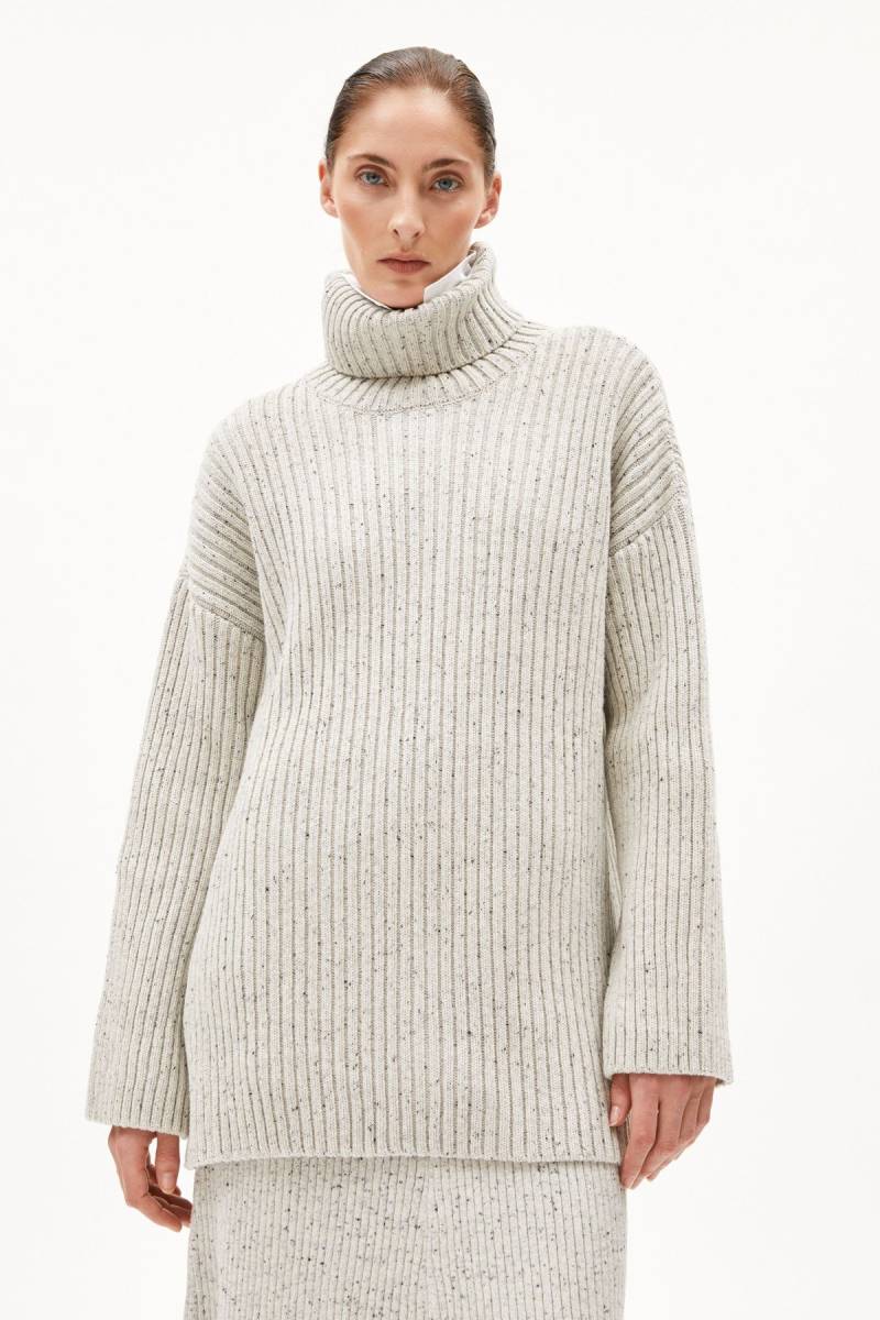 Strickpullover Sabiraa Tweed Grau von ARMEDANGELS