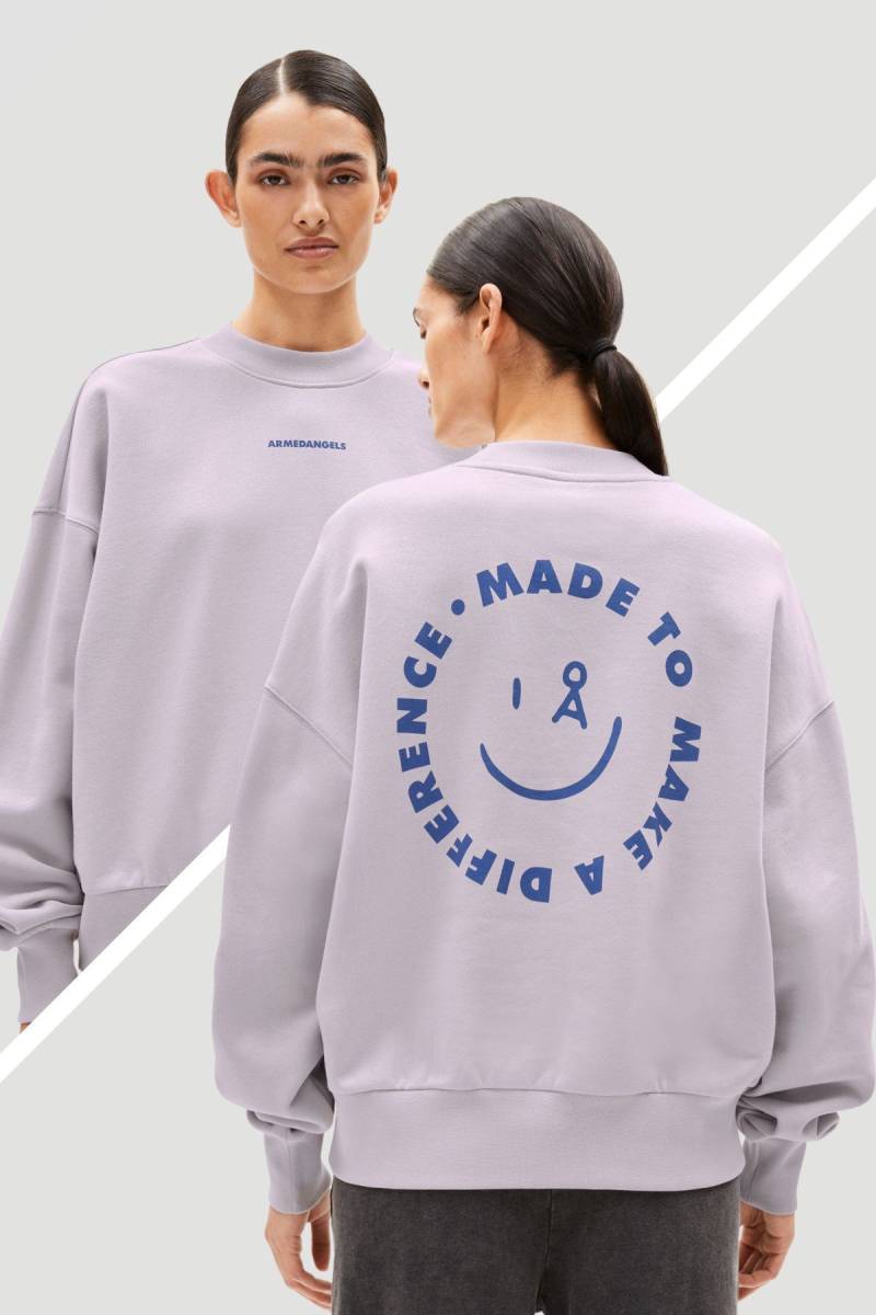 Sweatshirt Alizaa Difference Rosa von ARMEDANGELS