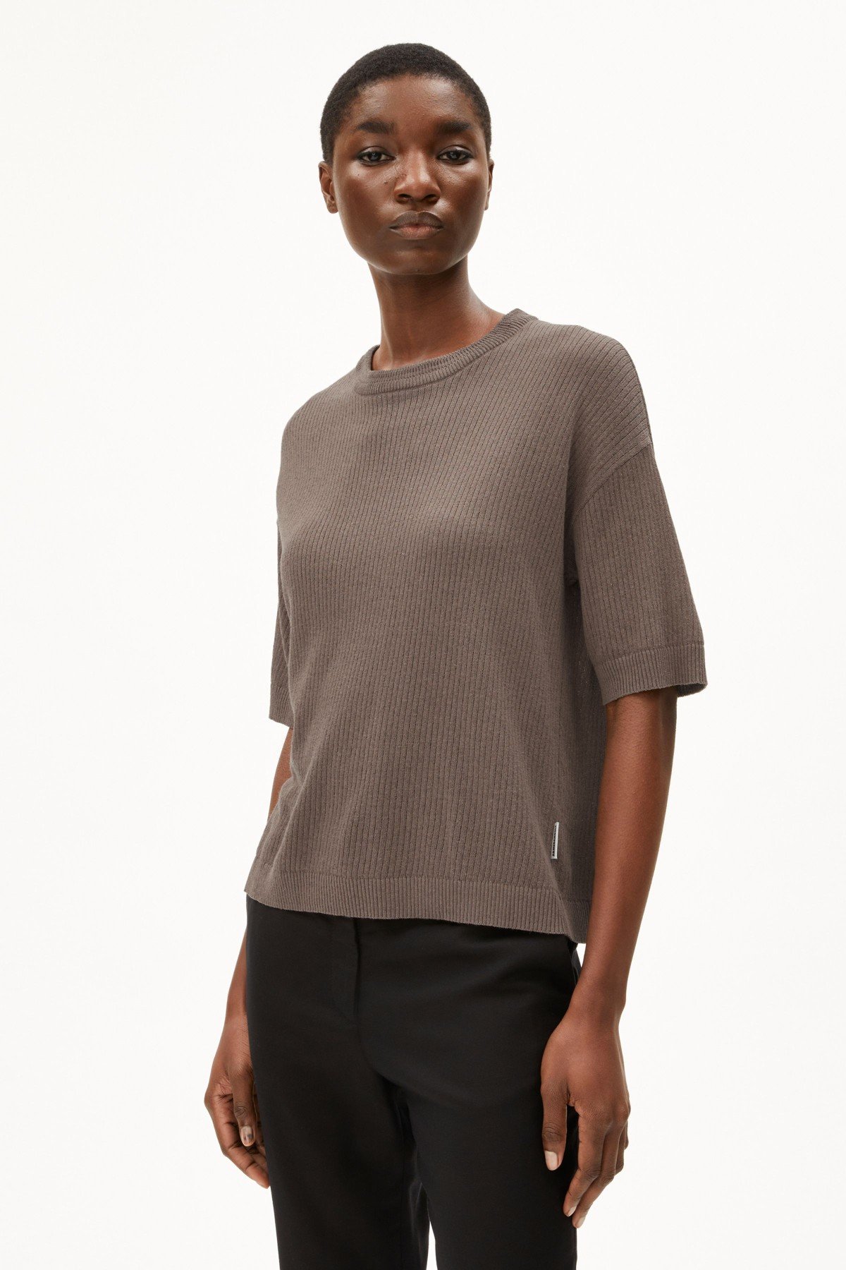 T-Shirt Strick Lizaa Lino von ARMEDANGELS