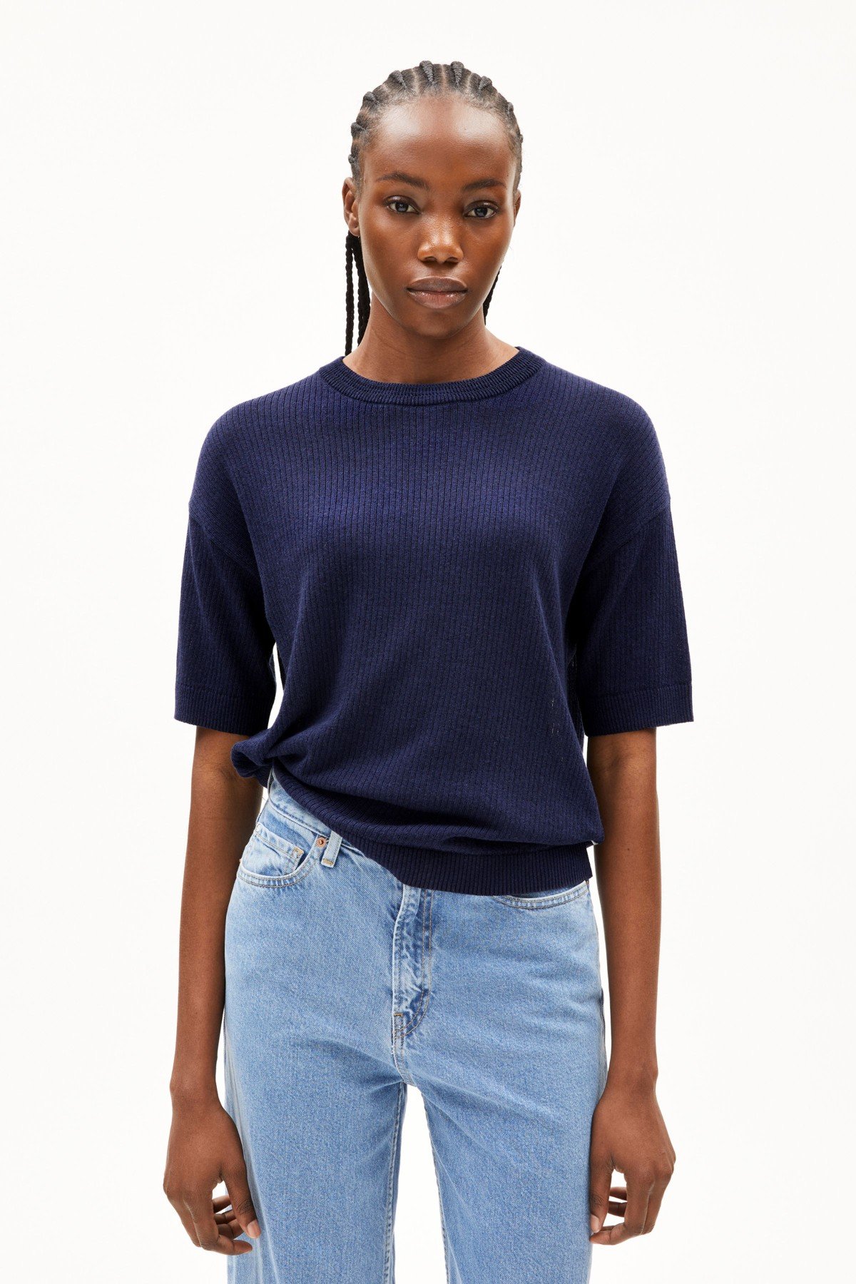 T-Shirt Strick Lizaa Lino von ARMEDANGELS