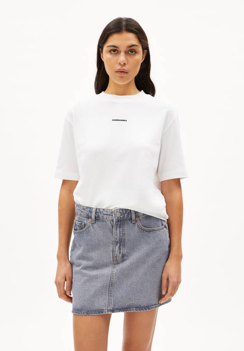 TARJAA WORD ICONIC Å | white Heavyweight T-Shirt aus recyceltem Baumwoll Mix M von ARMEDANGELS