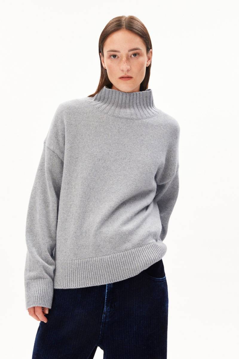 Wollpullover Kaarlin Hellgrau von ARMEDANGELS