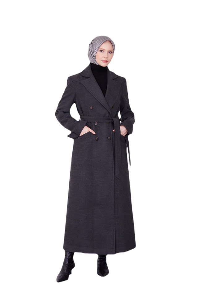 ARMİNE Langmantel Armine wattierter Blazermantel – moderne und elegante Hijab-Mode von ARMİNE