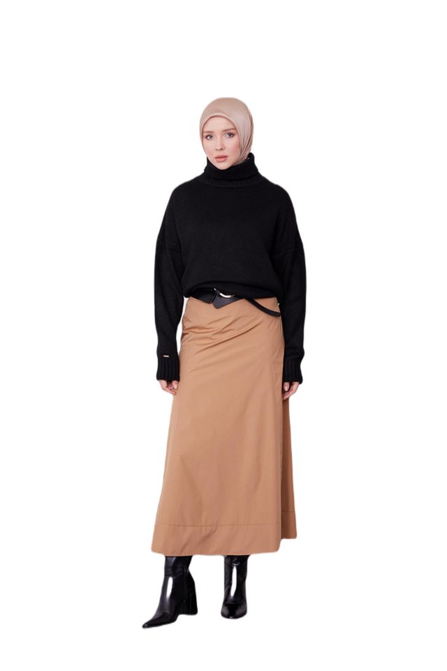 ARMİNE Maxirock Armine Plisseerock Damen, Ankle Length Damenrock, Formell Flared Röcke von ARMİNE