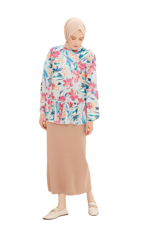 ARMİNE Maxirock Armine Plisseerock Damen, Ankle Length Damenrock, Formell Flared Röcke von ARMİNE