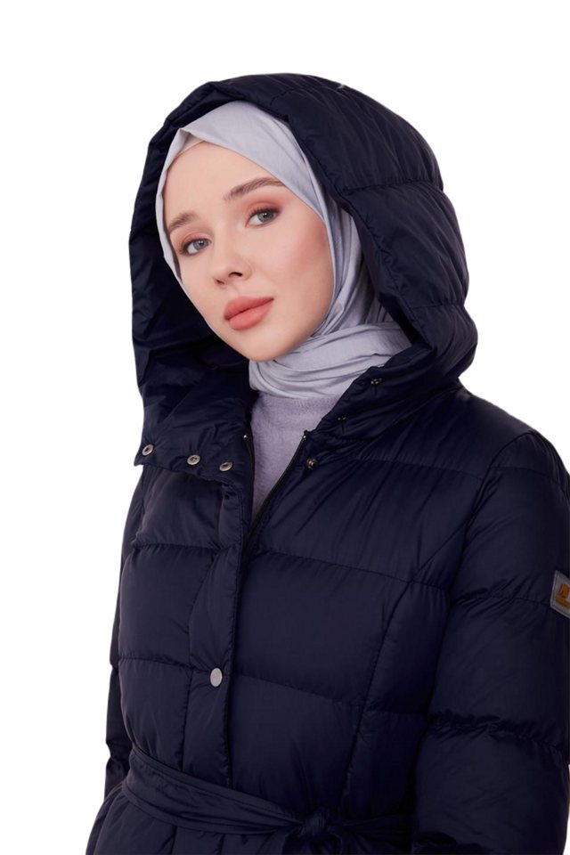 ARMİNE Steppmantel Armine Steppjacke Damen, Warm Mantel Damen Lang, Winterjacke Damen mit von ARMİNE