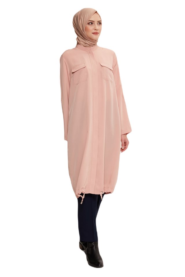 ARMİNE Tunikakleid Armine Tunika Damen, Moderne Polyester Kapuze Langarmshirt Damen, Bedr von ARMİNE