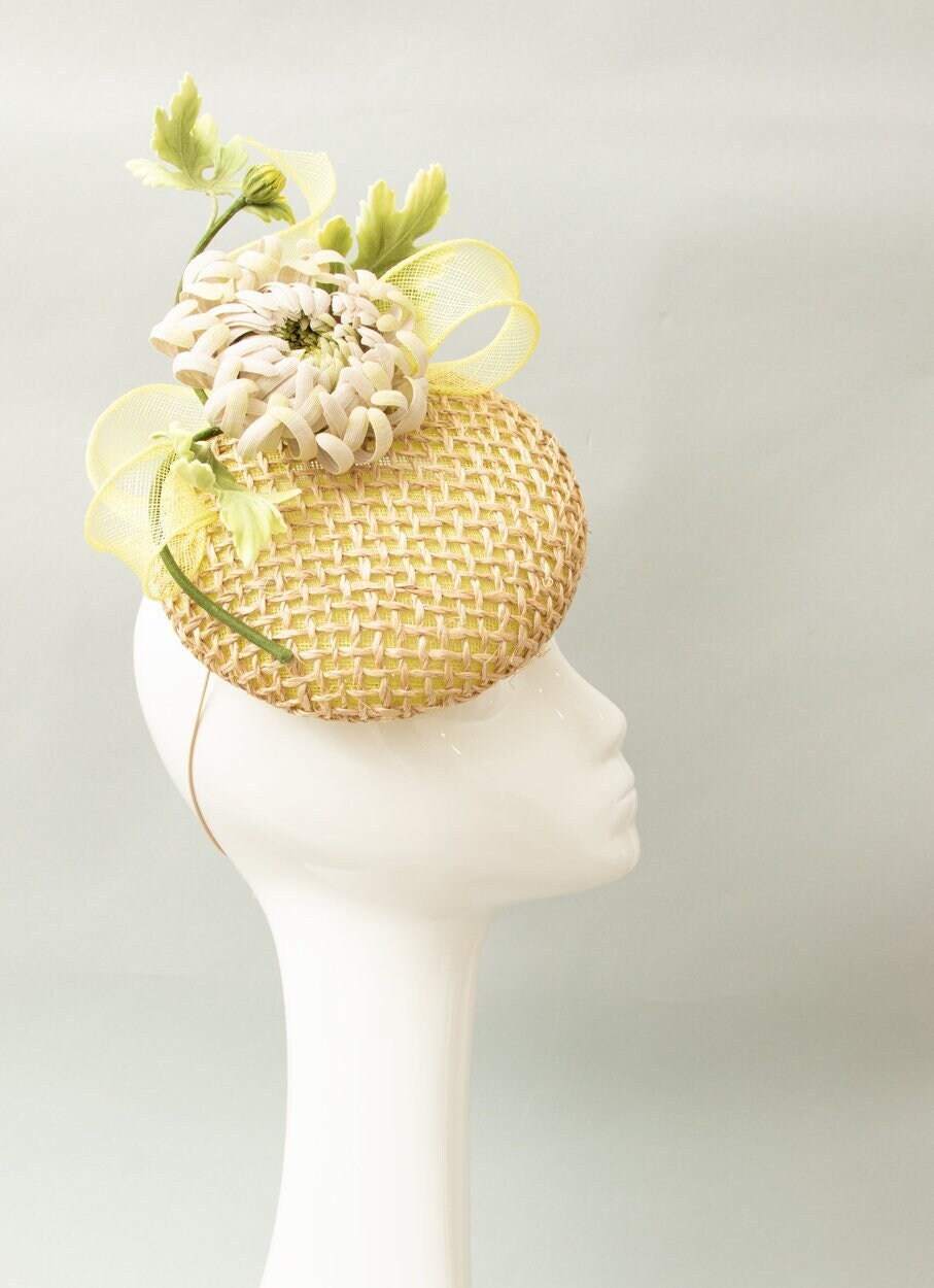 Leinen Chrysantheme Knopf von ARMillinery