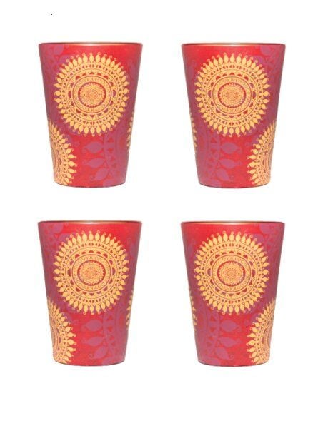 AROMASUTRA 4x MANDALA DUFTKERZEN aus SOJAWACHS von AROMASUTRA