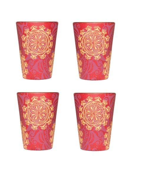 AROMASUTRA 4x MANDALA DUFTKERZEN aus SOJAWACHS von AROMASUTRA