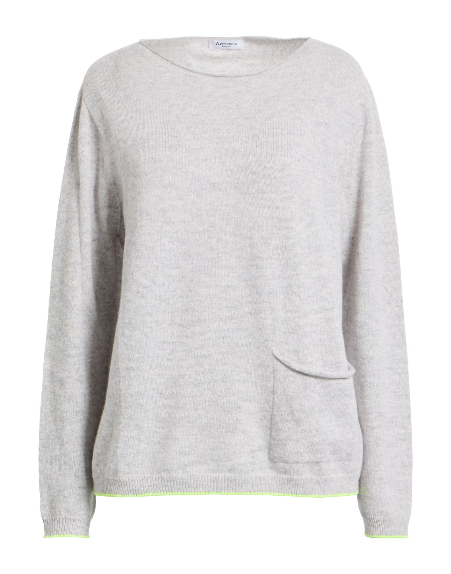AROVESCIO Pullover Damen Hellgrau von AROVESCIO