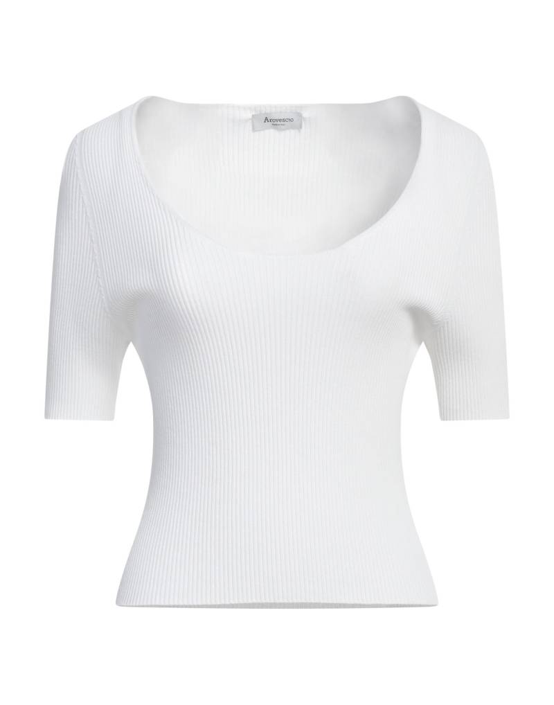 AROVESCIO Pullover Damen Weiß von AROVESCIO