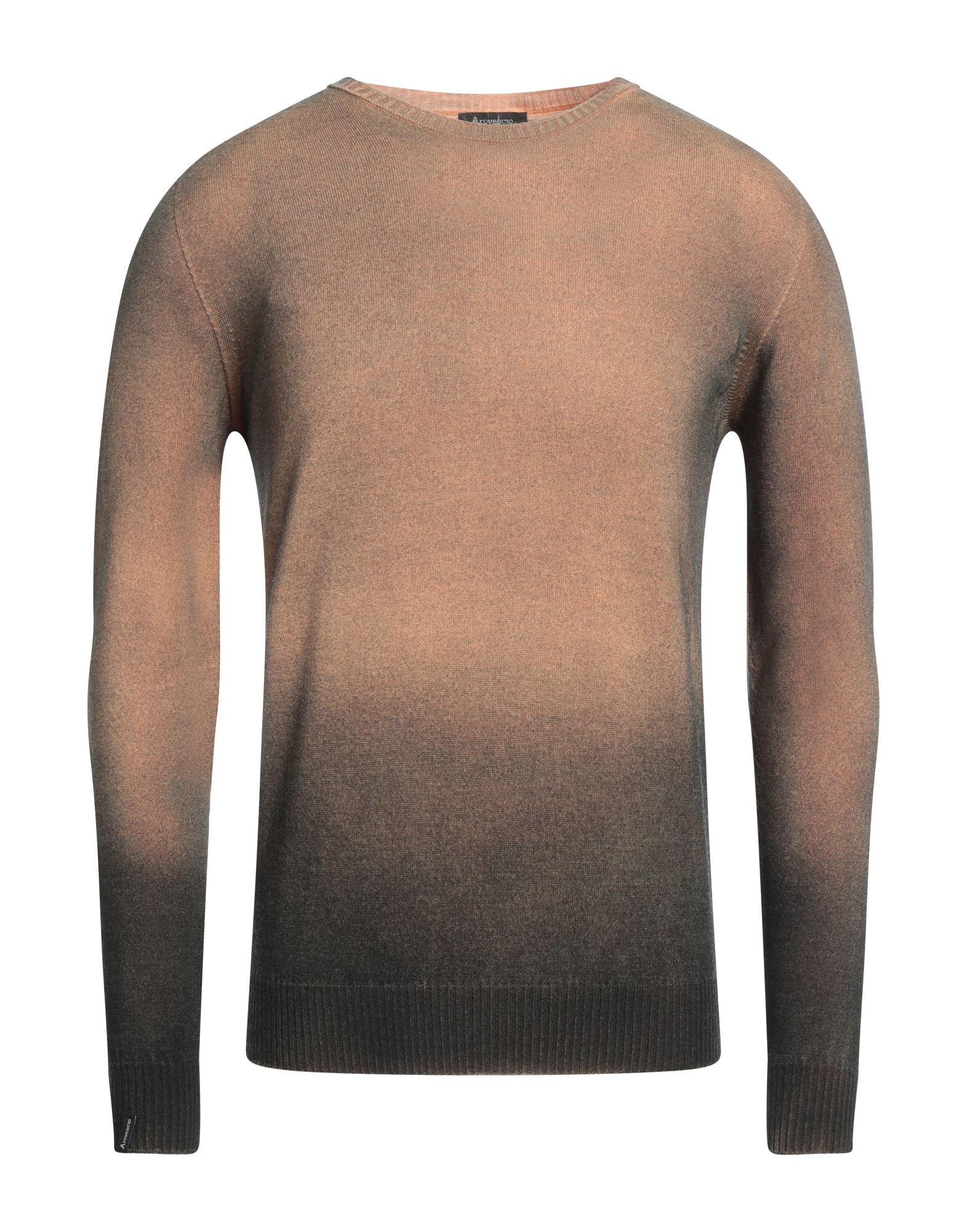 AROVESCIO Pullover Herren Kamel von AROVESCIO