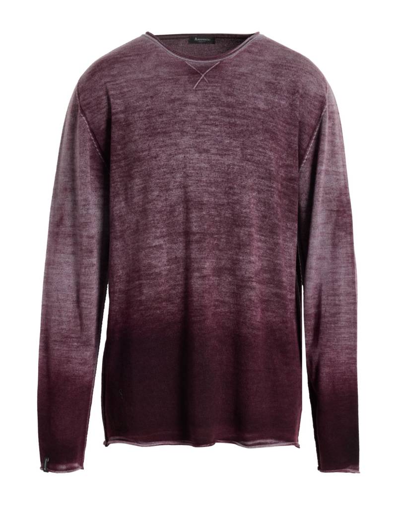 AROVESCIO Pullover Herren Pflaume von AROVESCIO
