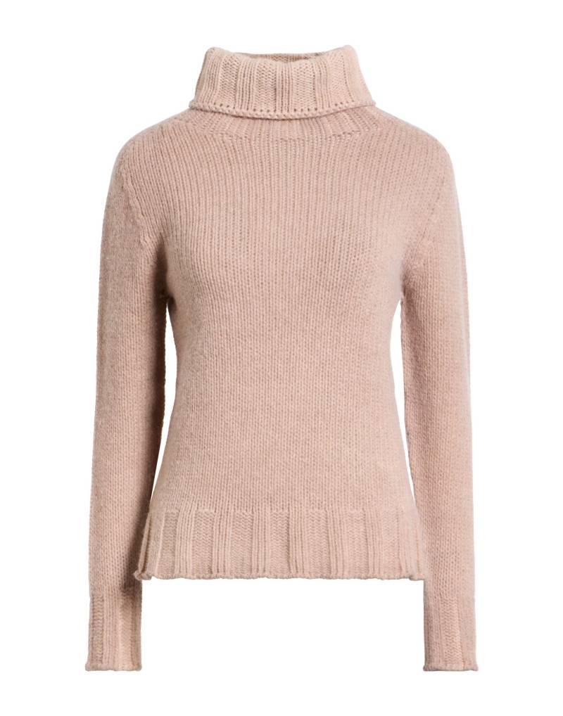 AROVESCIO Rollkragenpullover Damen Kamel von AROVESCIO