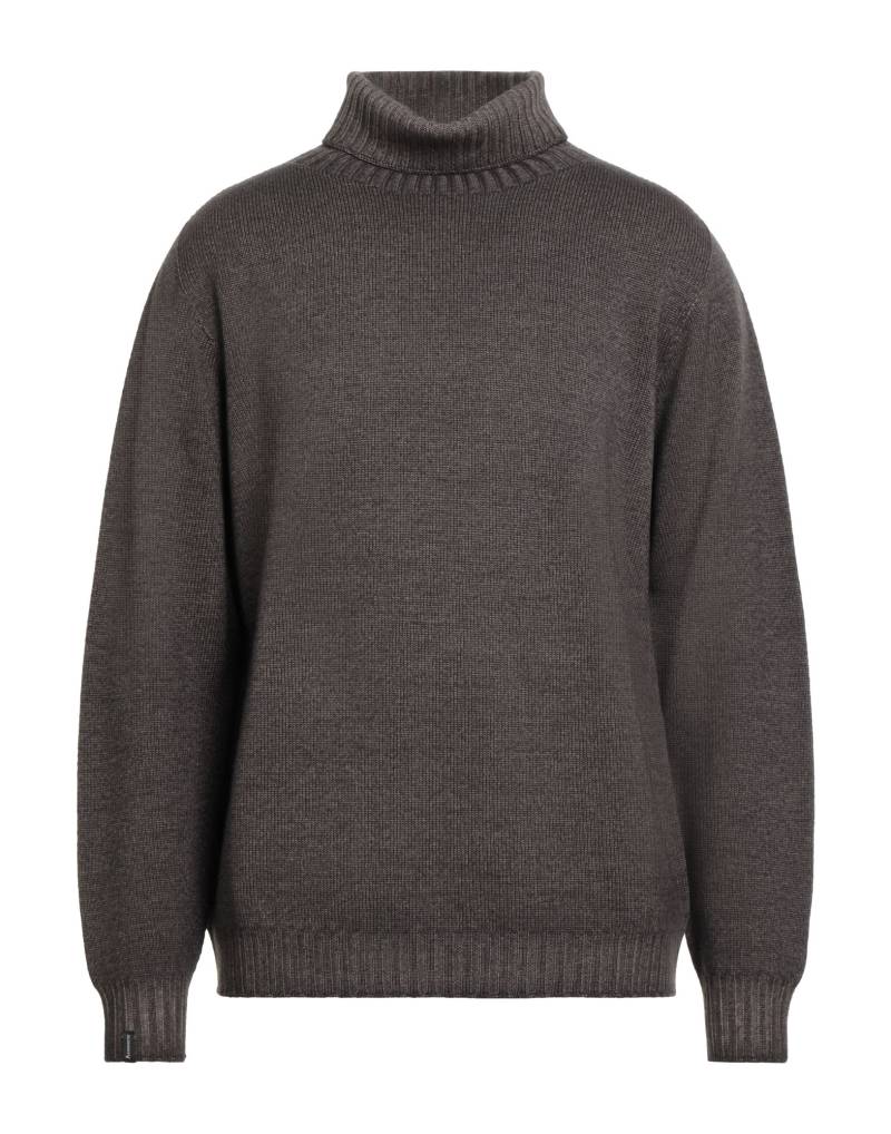 AROVESCIO Rollkragenpullover Herren Dunkelbraun von AROVESCIO