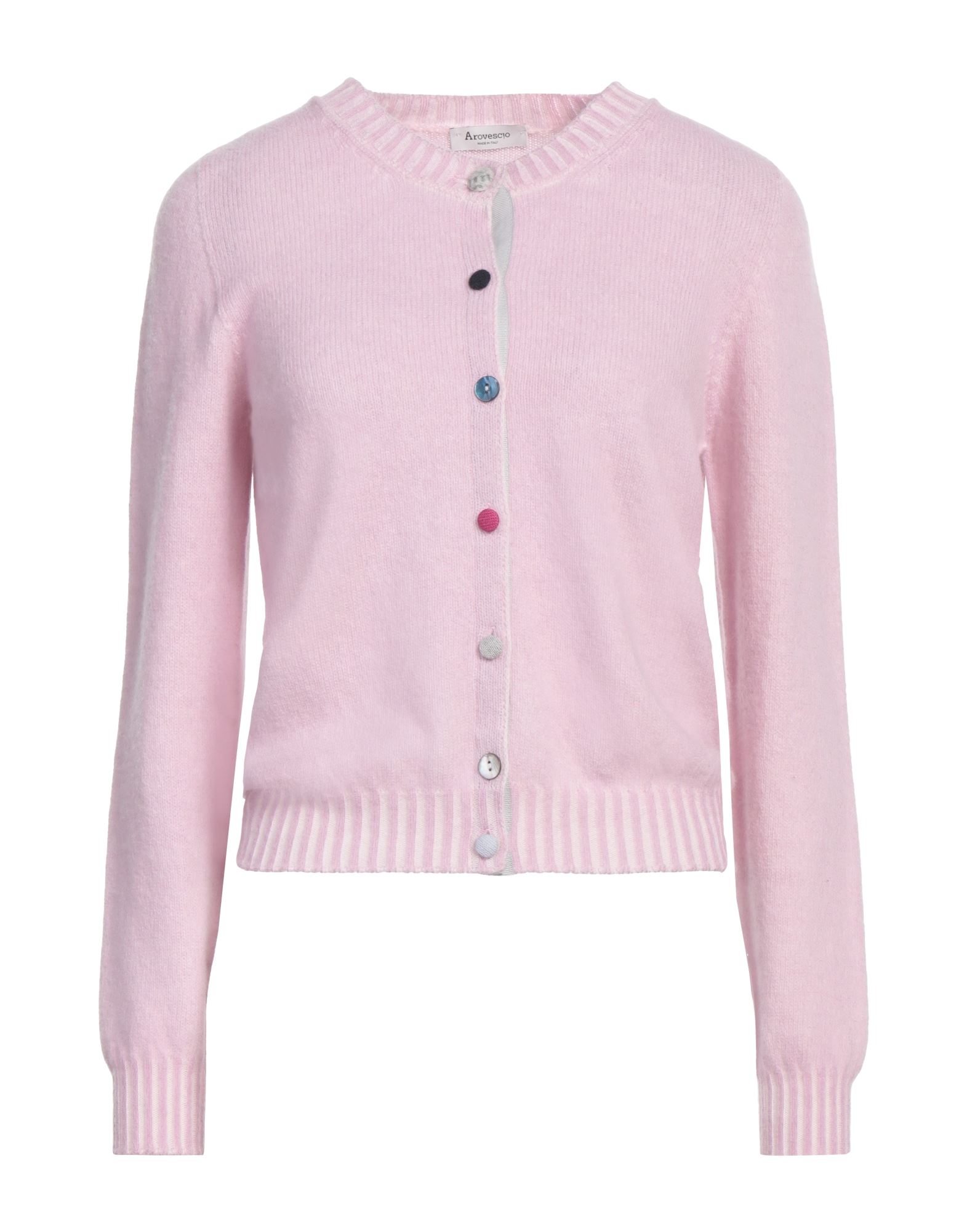 AROVESCIO Strickjacke Damen Rosa von AROVESCIO