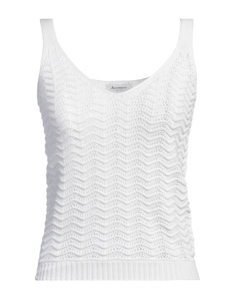 AROVESCIO Top Damen Weiß von AROVESCIO
