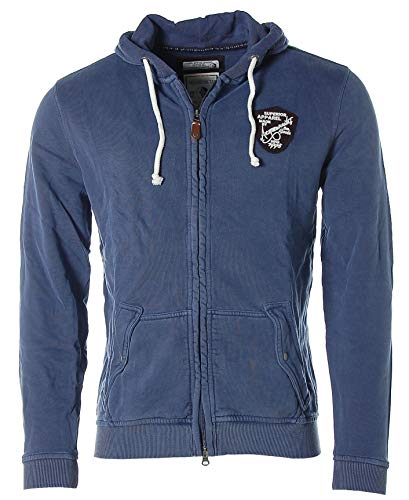 Arqueonautas® Sweatjacke Sweat Jacke mit Kapuze -Superior Apparel- Blau M von ARQUEONAUTAS