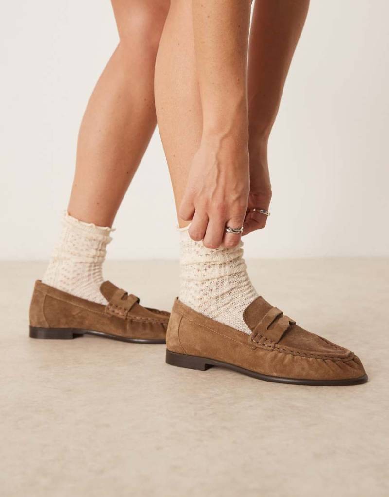 ARRANGE - Hochwertige Halbschuhe aus Wildleder in Hellbraun von ARRANGE