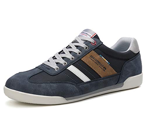 ARRIGO BELLO Sneaker Herren Schuhe Business Freizeitschuhe Leichte Trainers für Walking, Laufen, Sport Größe 41-46 (41, B_blau) von ARRIGO BELLO