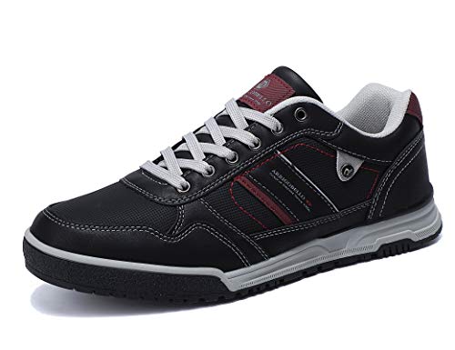 ARRIGO BELLO Freizeitschuhe Herren Sneaker Walkingschuhe Herrenschuhe Berufsschuhe Laufschuhe Atmungsaktiv Leichte Größe 41-46(B_Schwarz, 43) von ARRIGO BELLO