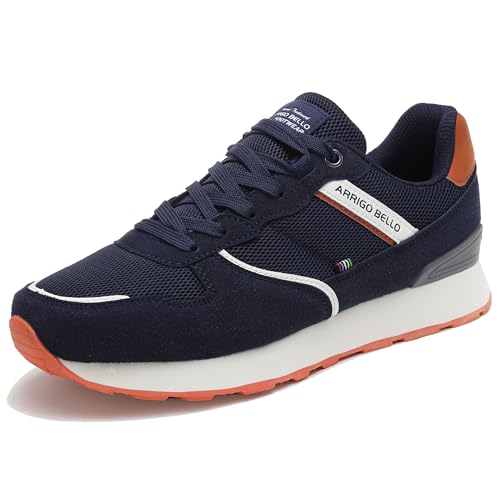 ARRIGO BELLO Herren Freizeitschuhe Schuhe Sneakers Wanderschuhe Laufschuhe Leichtgewicht Outdoor Gemütlich Trainers Größe 41-46(A-Blau, Größe 45) von ARRIGO BELLO