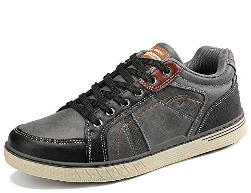 ARRIGO BELLO Sneaker Herren Freizeitschuh Schuhe Berufsschuhe Sportschuhe Outdoor Leichtgewicht Walkingschuhe Sneakers Größe 41-46(B2 Grau, Größe_44) von ARRIGO BELLO