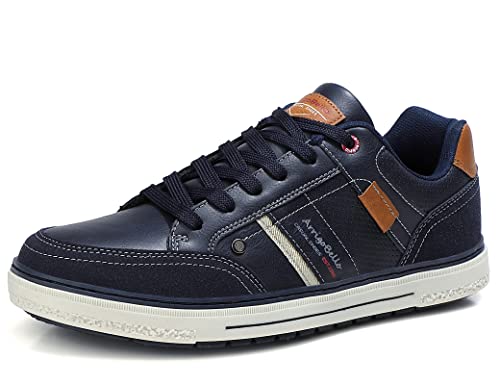 ARRIGO BELLO Sneaker Herren Freizeitschuh Schuhe Berufsschuhe Sportschuhe Outdoor Leichtgewicht Walkingschuhe Sneakers Größe 41-46(C2 Blau, Größe_41) von ARRIGO BELLO