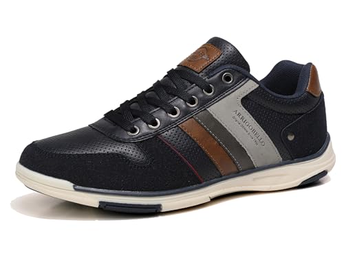 ARRIGO BELLO Sneaker Herren Freizeitschuh Schuhe Berufsschuhe Sportschuhe Outdoor Leichtgewicht Walkingschuhe Sneakers Größe 41-46(D Blau, Größe_43) von ARRIGO BELLO