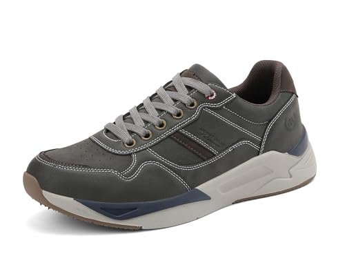 ARRIGO BELLO Sneaker Herren Schuhe Leichte Turnschuhe Fashion Freizeitschuhe Atmungsaktiv Walkingschuhe Outdoor Sportschuhe - Grau 41 von ARRIGO BELLO