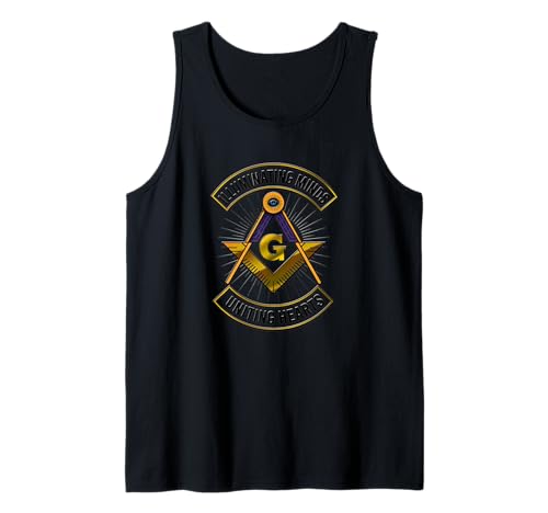 Herren Masonic_symbol mit "illuminating_minds, Uniting_hearts" s & Tank Top Herren Masonic_symbol mit "illuminating_minds, Uniting_hearts" s & Tank Top von ARRamon-masonic
